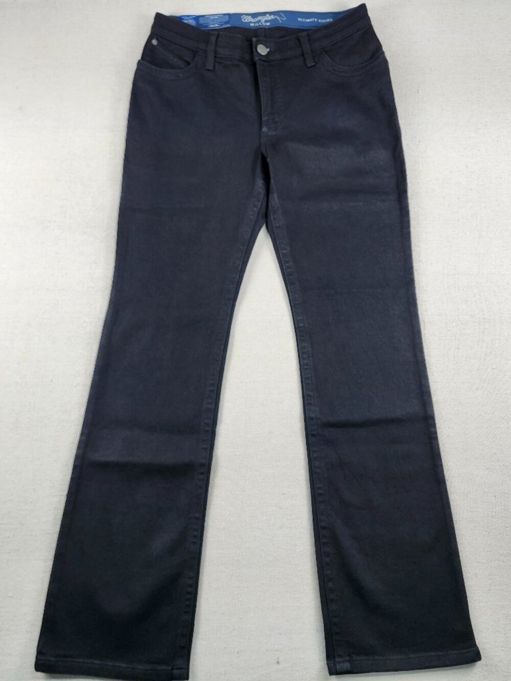 NWT Wrangler Willow Ultimate Riding Black Bootcut Jeans 31x34